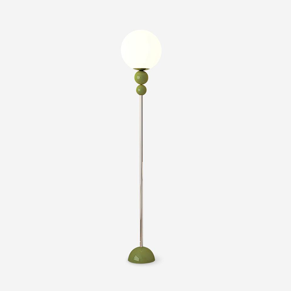Modern Metal Glass Floor Lamp, 150cm