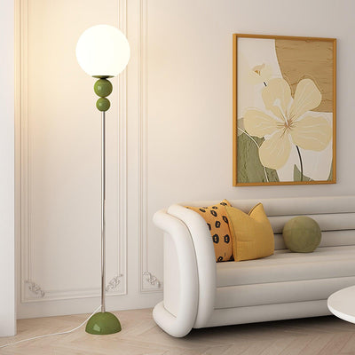 Modern Metal Glass Floor Lamp, 150cm