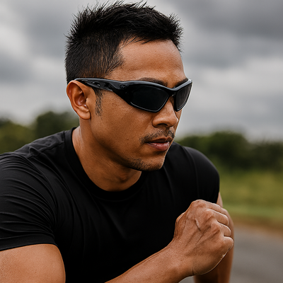 UV400 Polarized Sports Sunglasses for Running, Cycling & Fishing