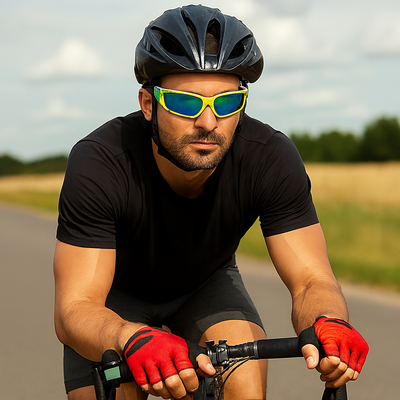 UV400 Polarized Sports Sunglasses for Running, Cycling & Fishing
