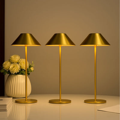 Gold Modern Touch LED Lamp