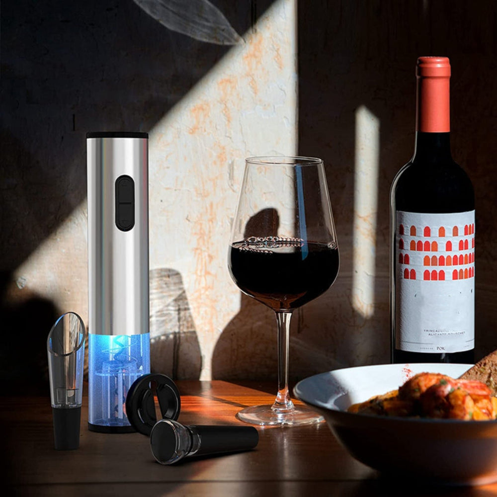 Electric Wine Opener with Foil Cutter