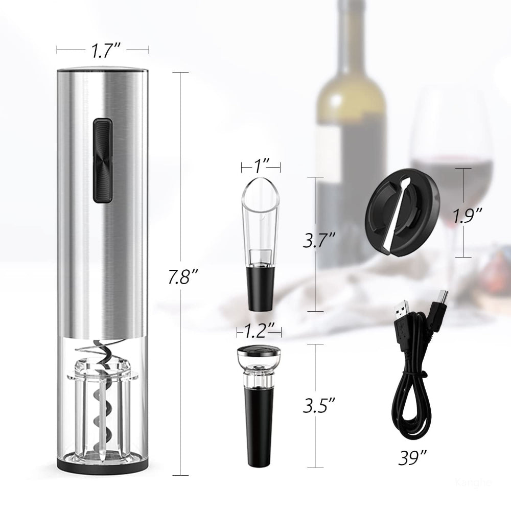 Electric Wine Opener with Foil Cutter
