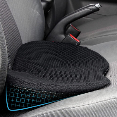 Car Seat Booster Cushion – Memory Foam Height & Comfort Support
