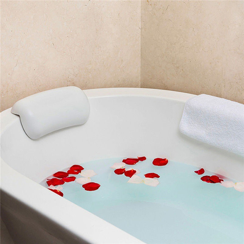 CozySoak Ergonomic Bath Pillow – Quick-Dry Support