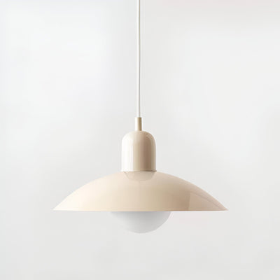 Modern Macaron Bauhaus Pendant Light – Iron Shade