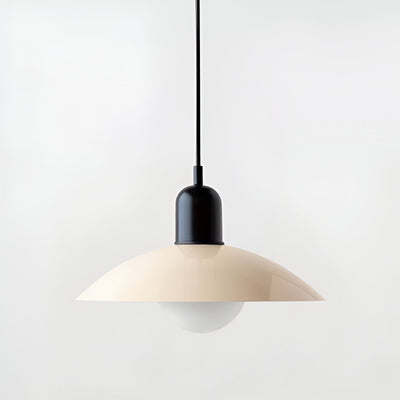 Modern Macaron Bauhaus Pendant Light – Iron Shade