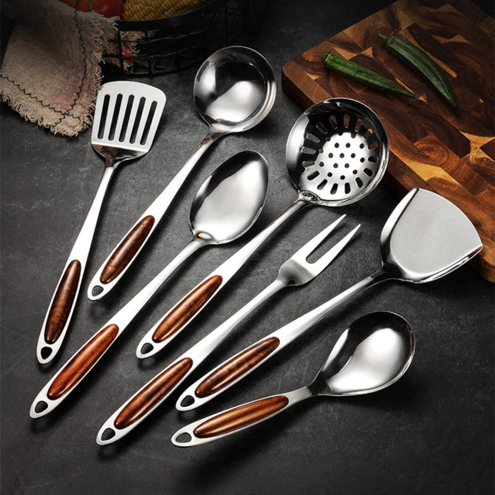 Stainless Steel Kitchen Utensil Set – Durable Cooking Tools