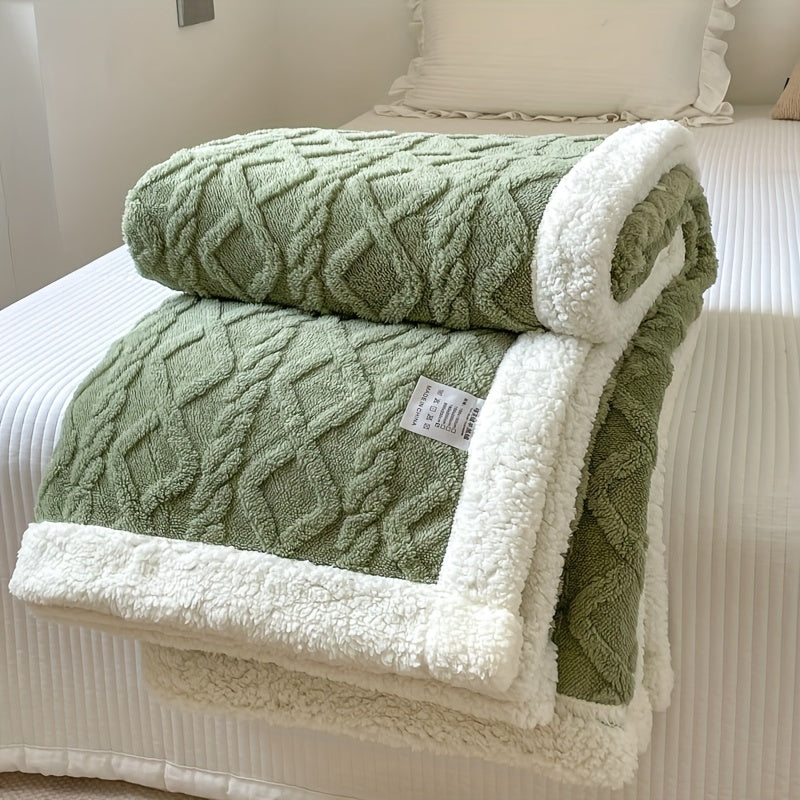 Soft Comfort Blanket for Bed, Sofa, and Travel