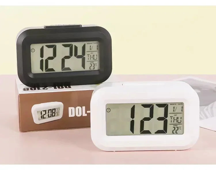 Digital LED Alarm Clock with Snooze Function