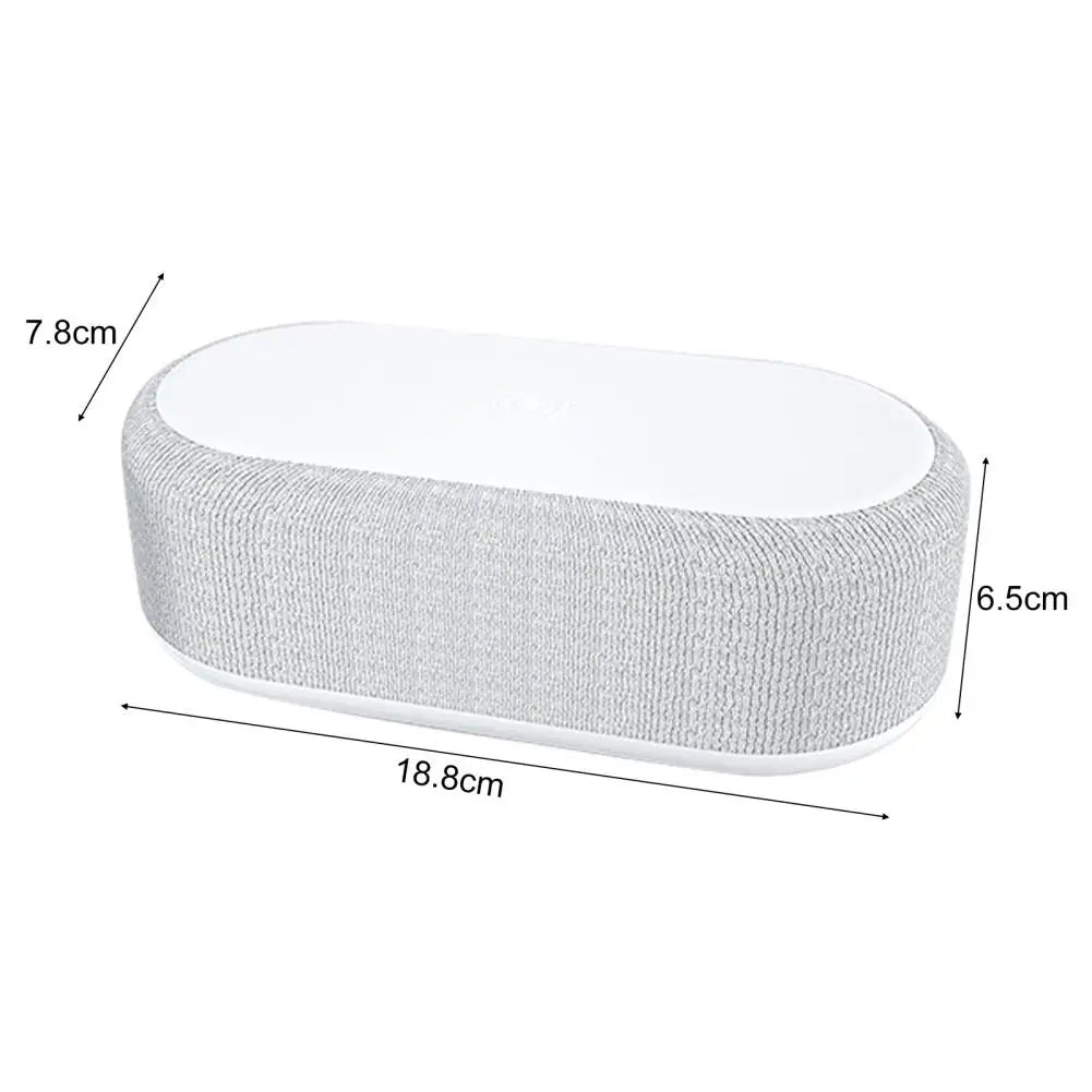 Digital Alarm Clock with Wireless Charging and Temperature Display