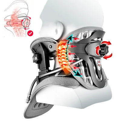 Heated Cervical Traction Device for Neck Pain Relief
