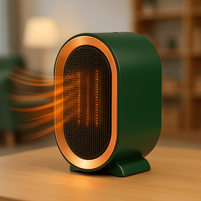 Portable Ceramic Space Heater with Fast Quiet Heating