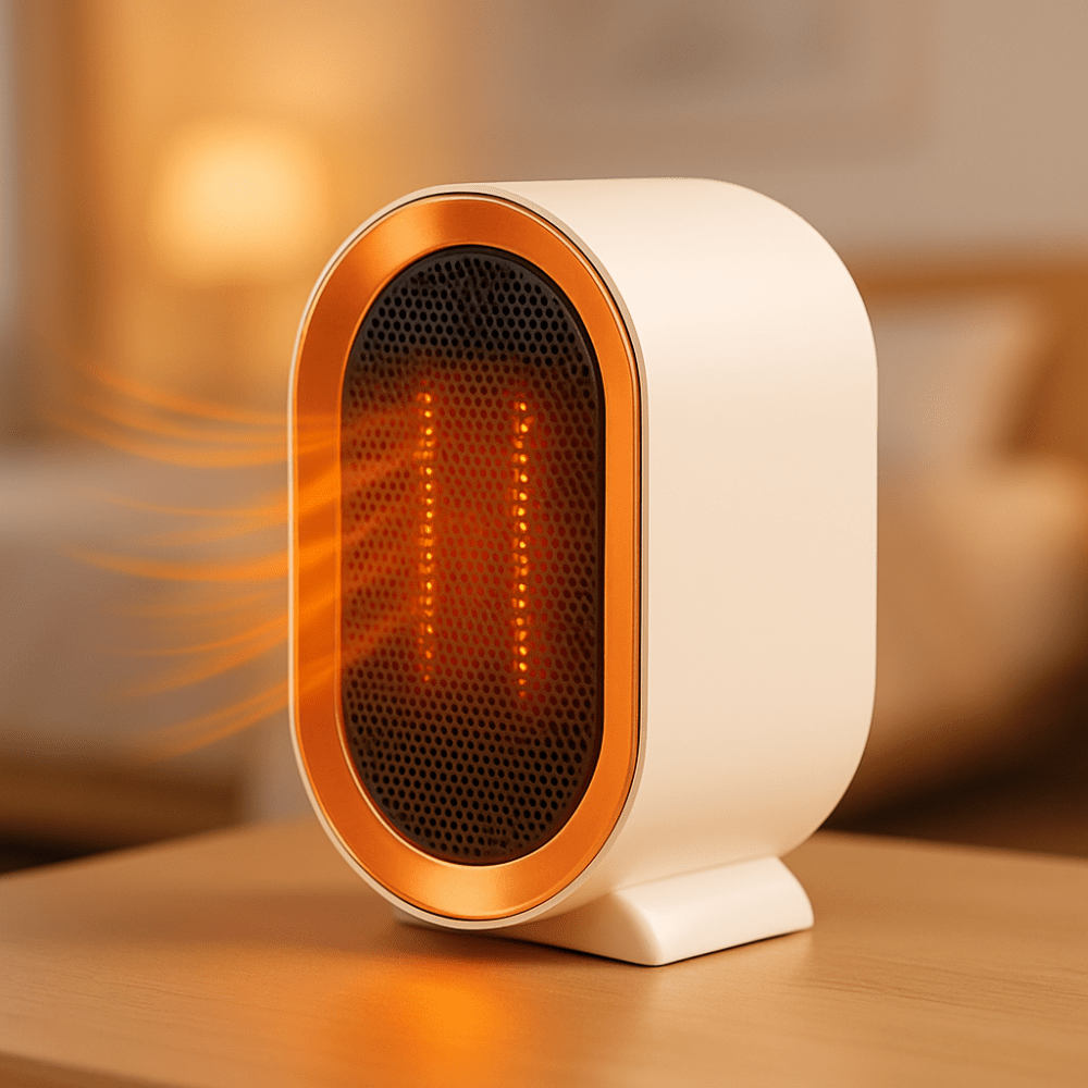 Portable Ceramic Space Heater with Fast Quiet Heating