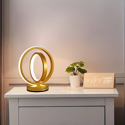 Modern Dimmable Table Lamp – Stylish Metal Design with USB Power
