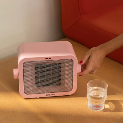 Portable Ceramic Space Heater 1500W with Overheat Safety Protection