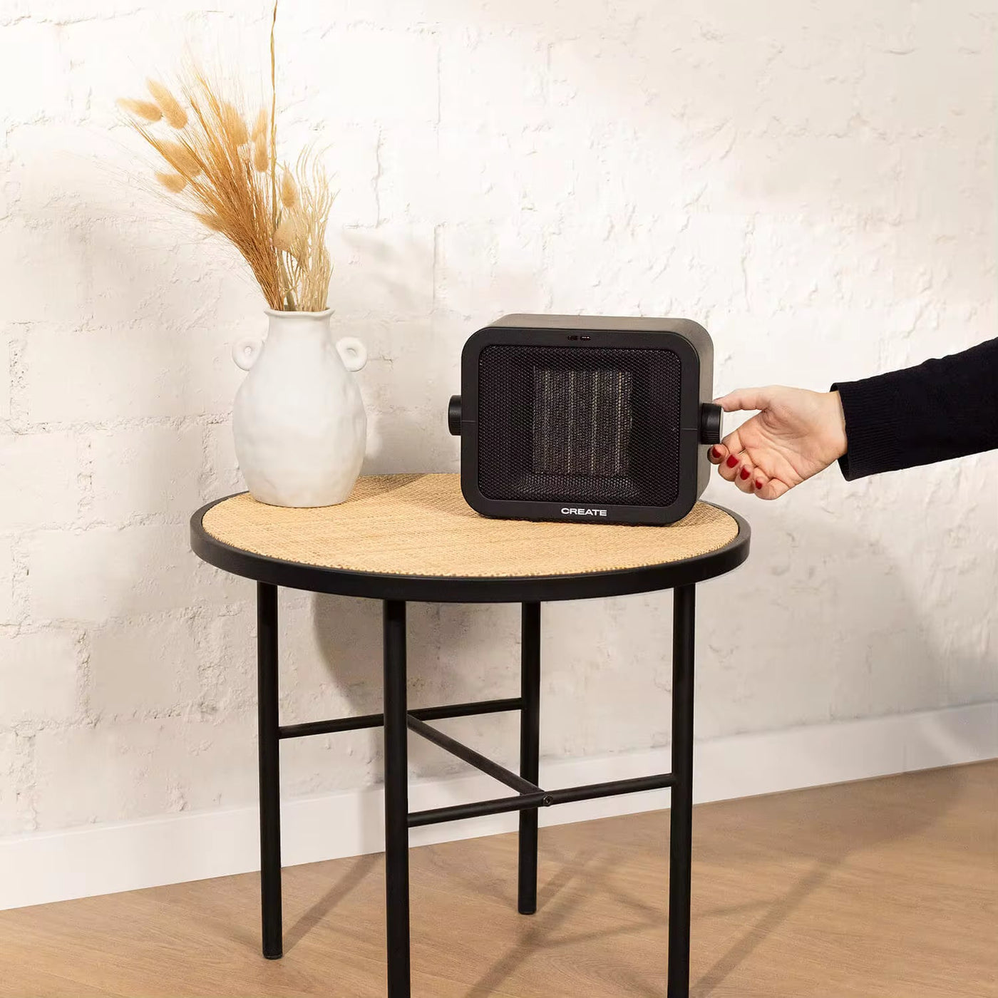 Portable Ceramic Space Heater 1500W with Overheat Safety Protection