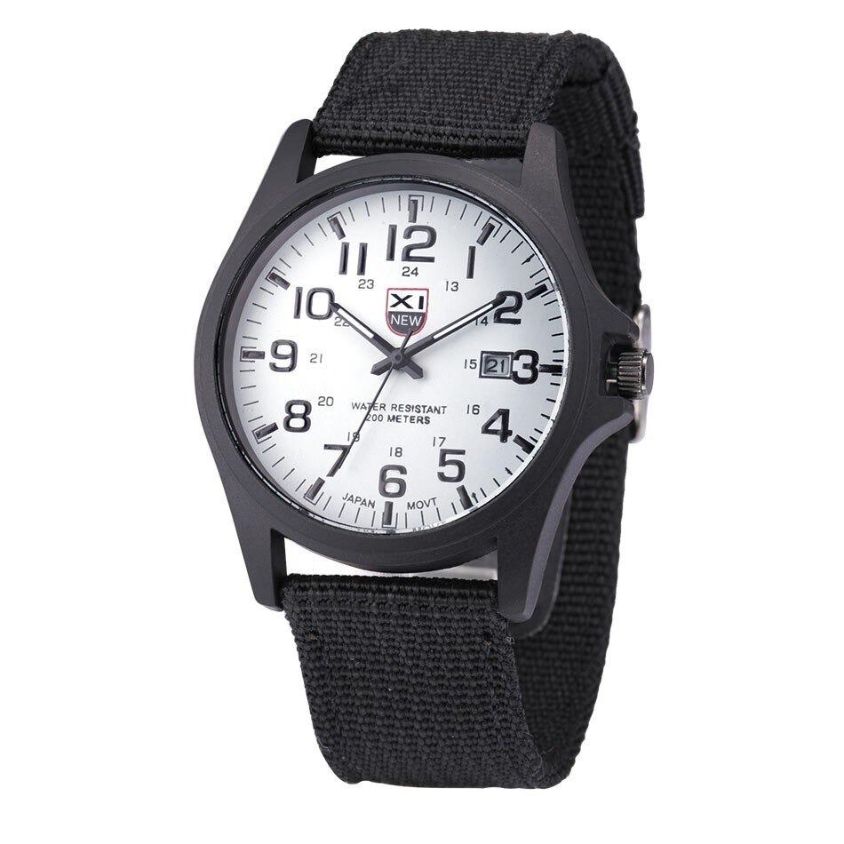 Military Wristwatch with Luminous Hands