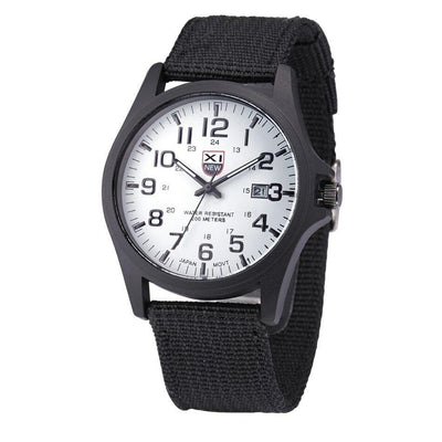Military Wristwatch with Luminous Hands