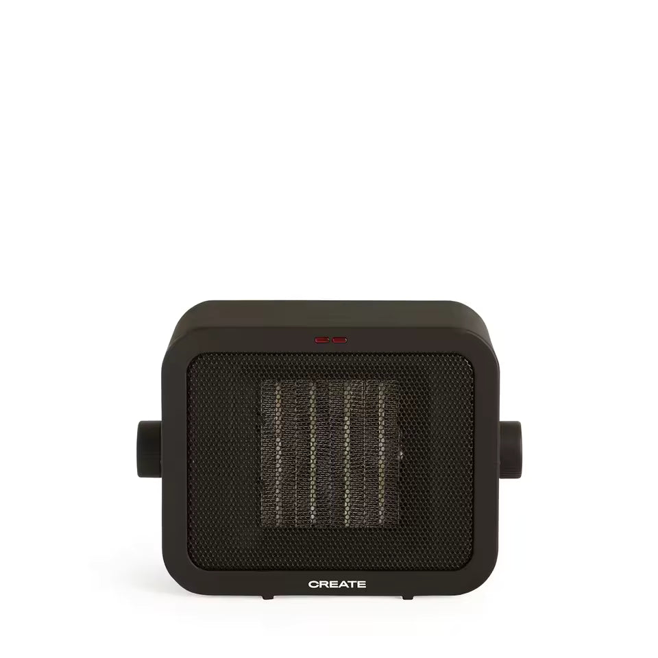 Portable Ceramic Space Heater 1500W with Overheat Safety Protection