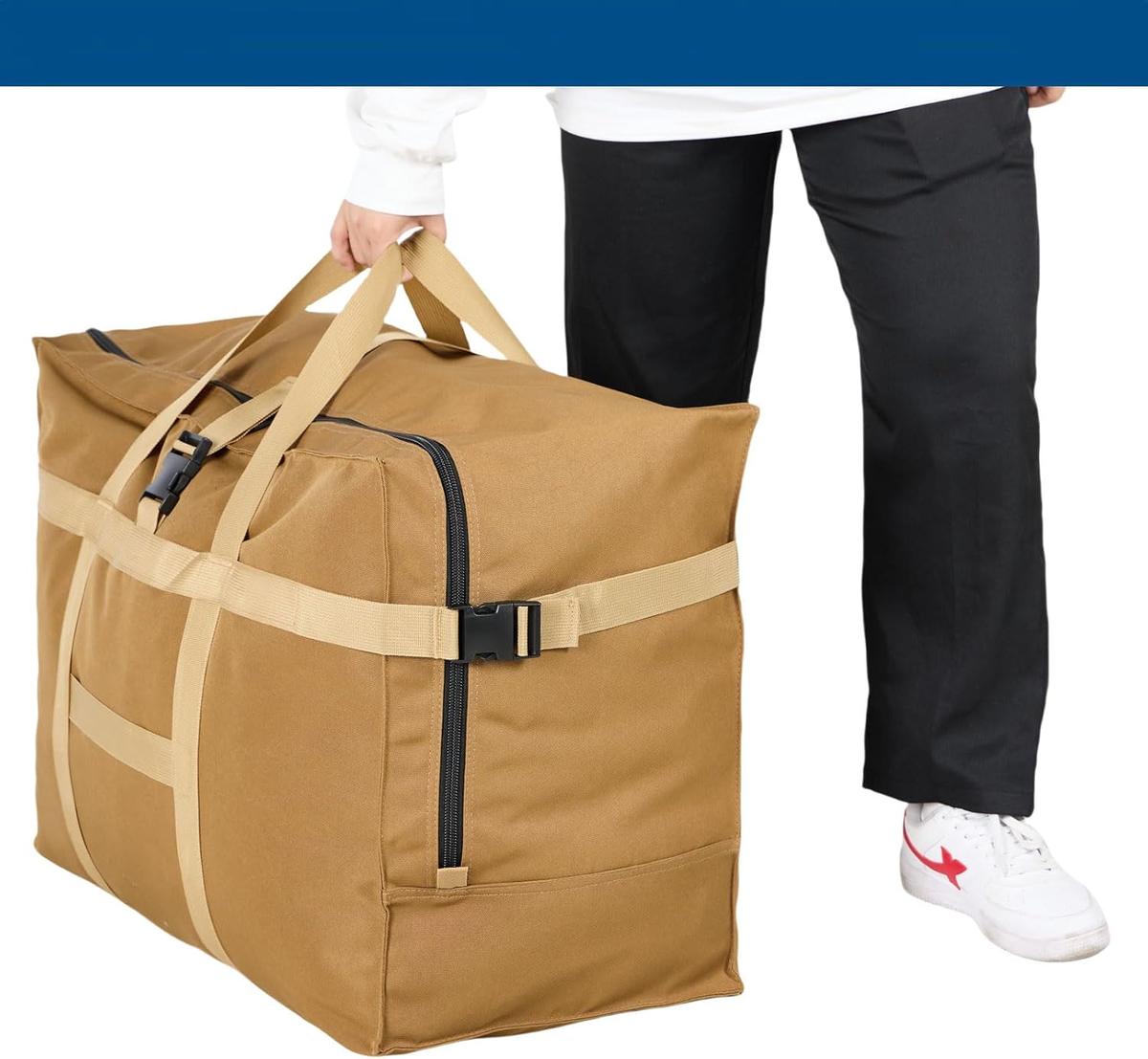 Extra Large 120L Waterproof Duffel Bag – Foldable Travel Gear