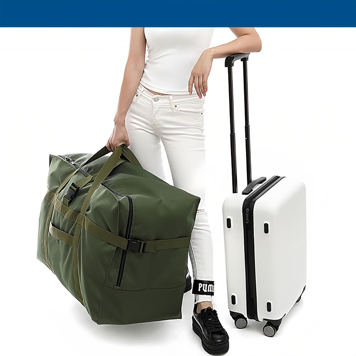 Extra Large 120L Waterproof Duffel Bag – Foldable Travel Gear