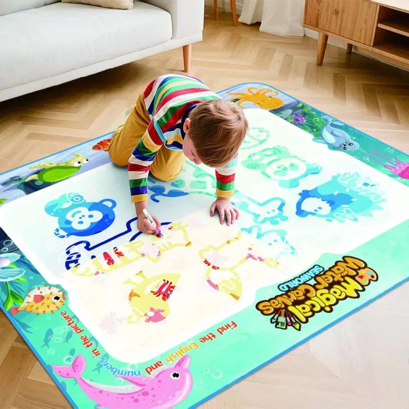 Extra Large Water Doodle Mat – Mess-Free Kids Aqua Drawing Toy