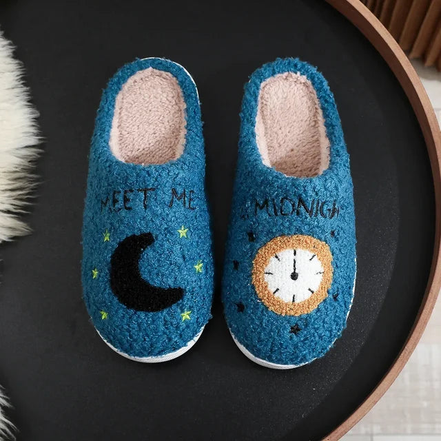 Cozy Plush Slippers with Star-Inspired Design – Swift Serenity