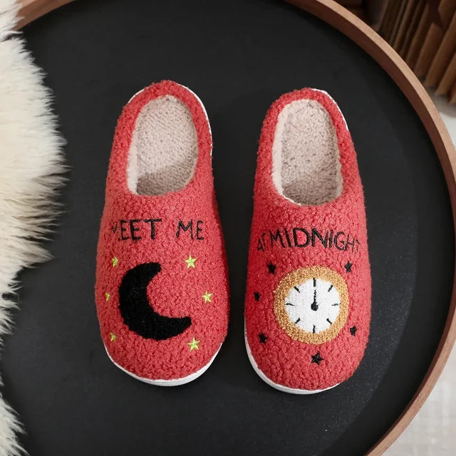 Cozy Plush Slippers with Star-Inspired Design – Swift Serenity