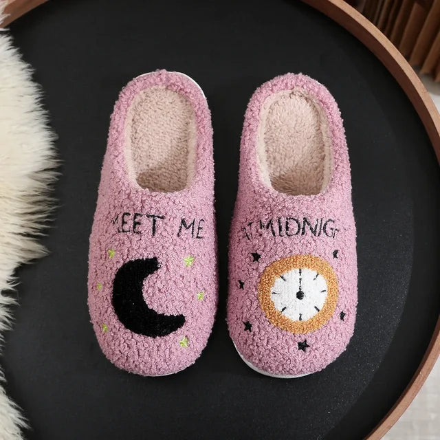 Cozy Plush Slippers with Star-Inspired Design – Swift Serenity