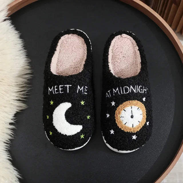 Cozy Plush Slippers with Star-Inspired Design – Swift Serenity