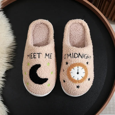 Cozy Plush Slippers with Star-Inspired Design – Swift Serenity