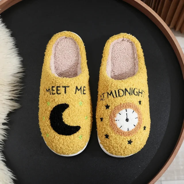 Cozy Plush Slippers with Star-Inspired Design – Swift Serenity