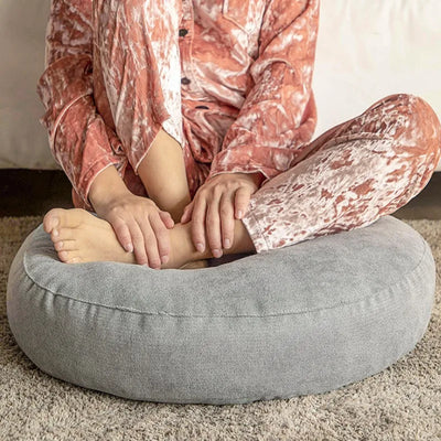 Round Meditation Cushion for Yoga and Relaxation