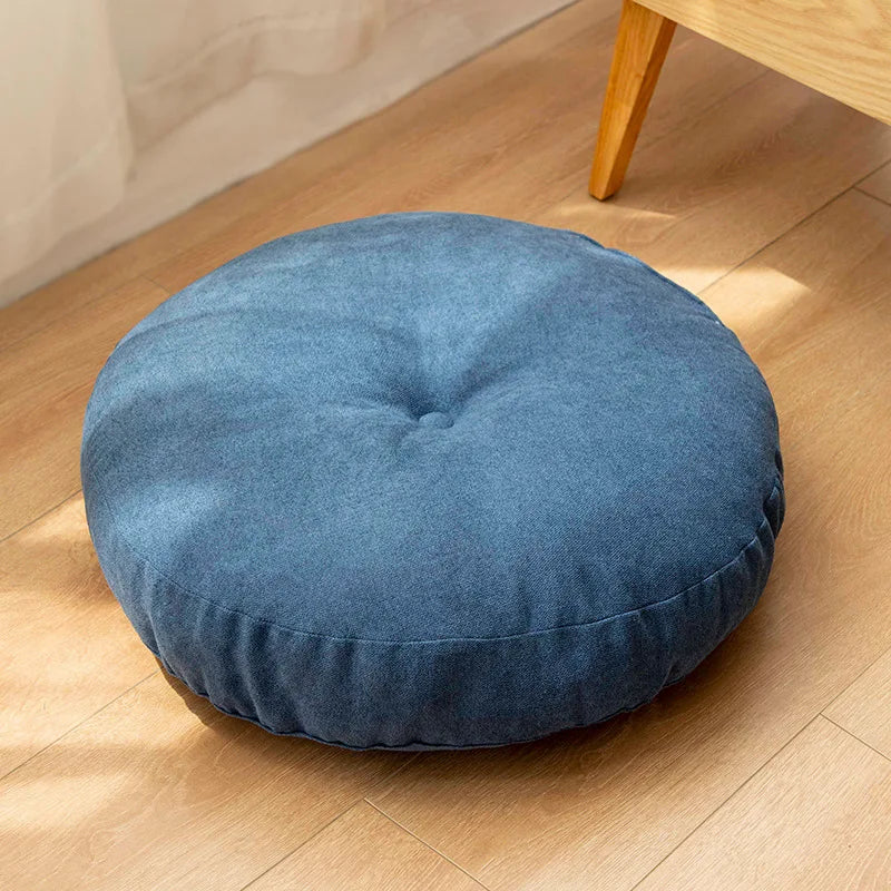 Round Meditation Cushion for Yoga and Relaxation