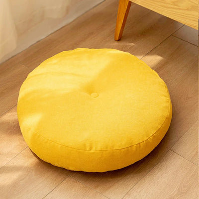 Round Meditation Cushion for Yoga and Relaxation