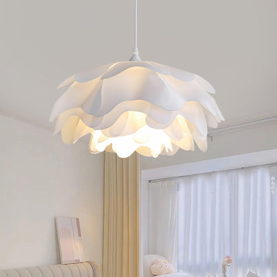 White Flower Pendant Light – LED E27 Modern Ceiling Lamp
