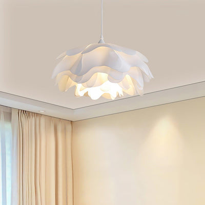 White Flower Pendant Light – LED E27 Modern Ceiling Lamp