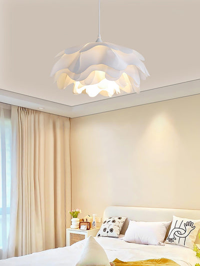 White Flower Pendant Light – LED E27 Modern Ceiling Lamp