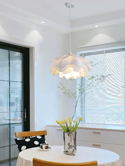 White Flower Pendant Light – LED E27 Modern Ceiling Lamp
