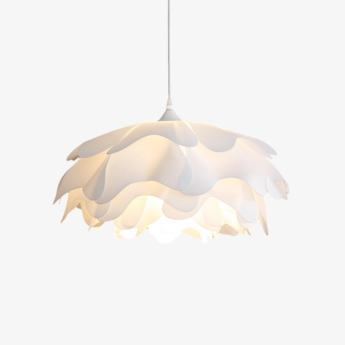 White Flower Pendant Light – LED E27 Modern Ceiling Lamp