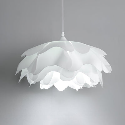 White Flower Pendant Light – LED E27 Modern Ceiling Lamp