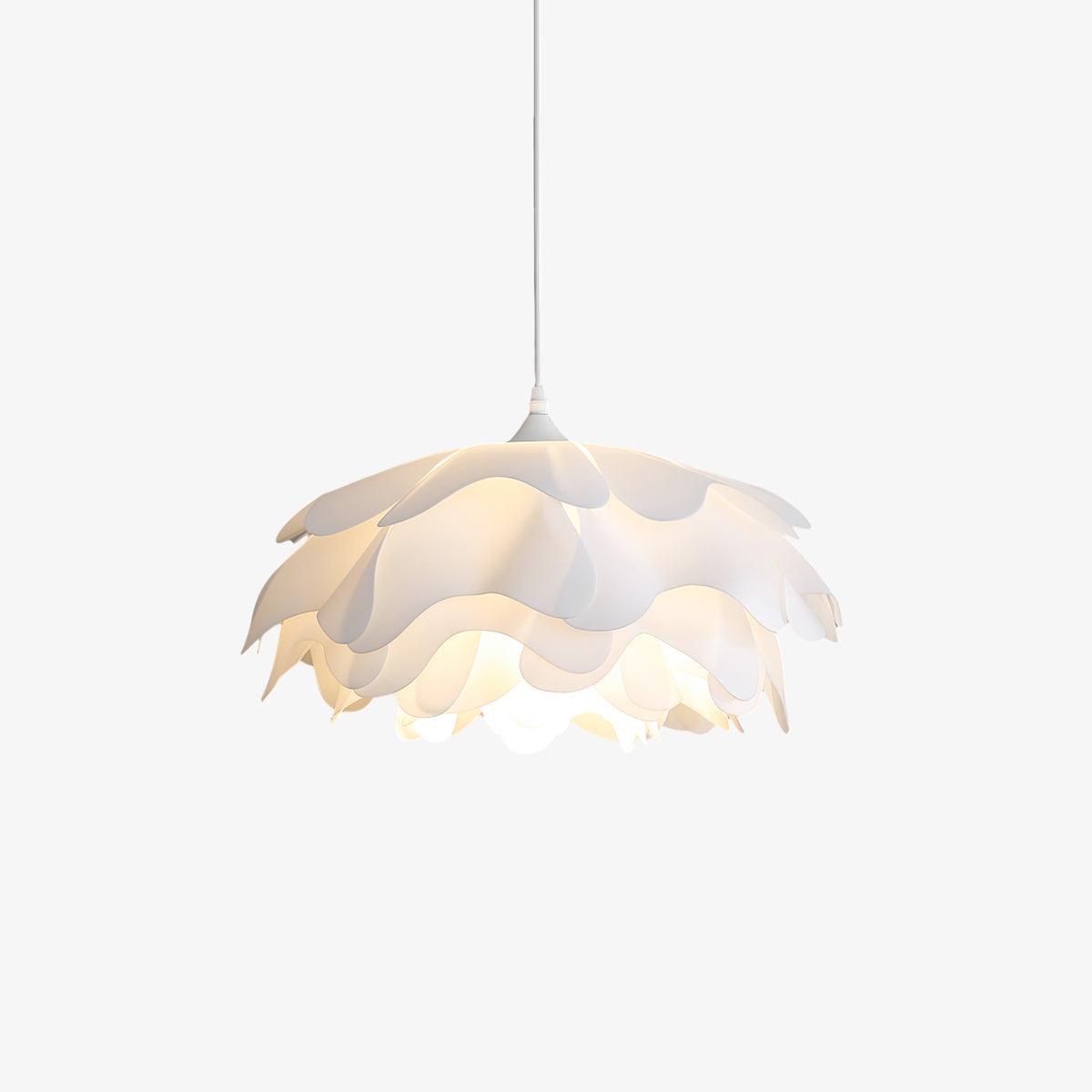 White Flower Pendant Light – LED E27 Modern Ceiling Lamp