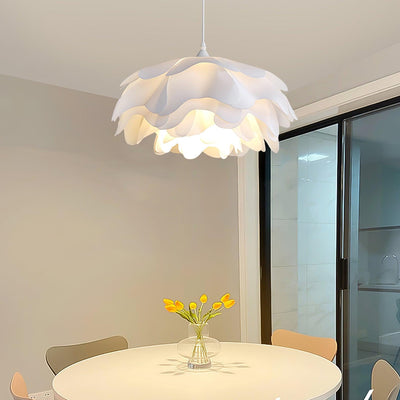 White Flower Pendant Light – LED E27 Modern Ceiling Lamp