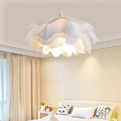 White Flower Pendant Light – LED E27 Modern Ceiling Lamp