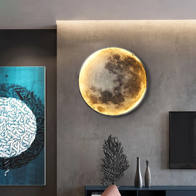 Dimmable Moon Wall Light with Remote Control