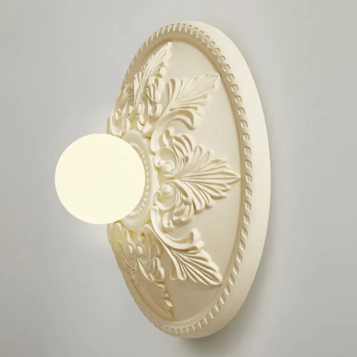 BrewGlow Resin Wall Lamp – Milky Coffee Modern Light Fixture