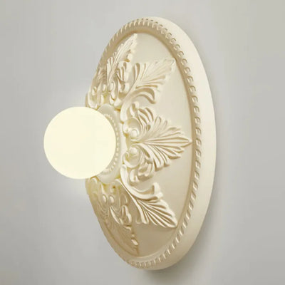 BrewGlow Resin Wall Lamp – Milky Coffee Modern Light Fixture