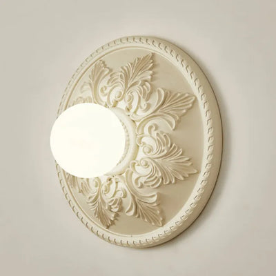BrewGlow Resin Wall Lamp – Milky Coffee Modern Light Fixture