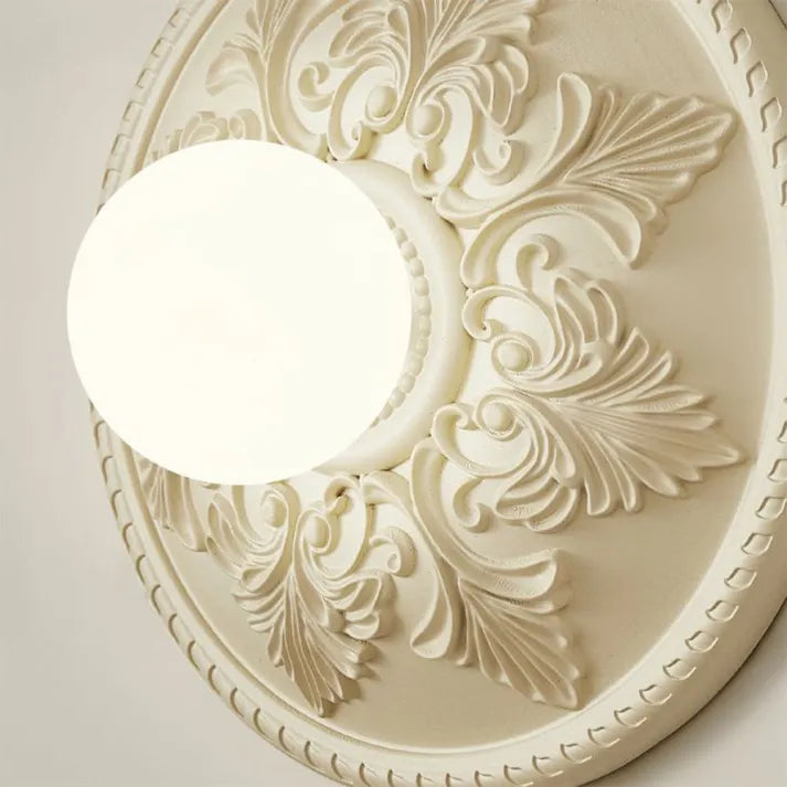BrewGlow Resin Wall Lamp – Milky Coffee Modern Light Fixture